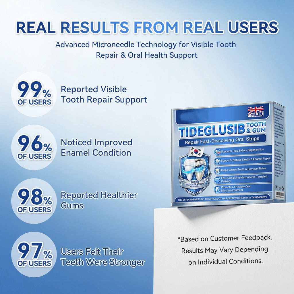 🦷 Tideglusib Fast‑Dissolving Tooth & Gum Repair Oral Strips 💥🎉 (Supports tooth repair and helps relieve gum discomfort and other common oral concerns)