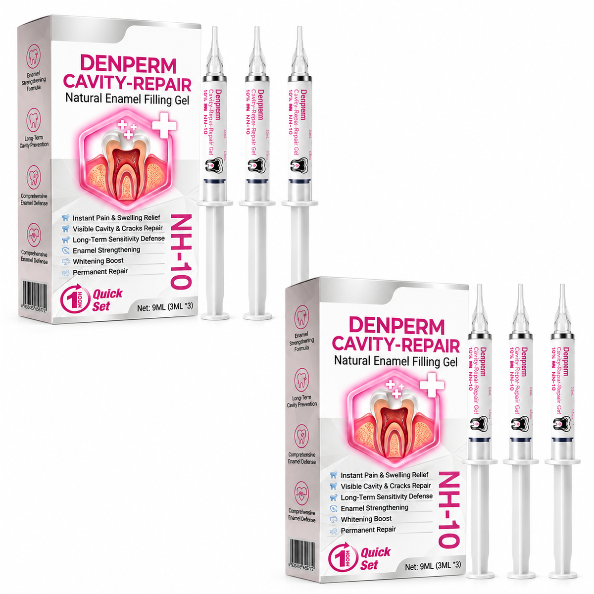 DenPerm Cavity-Repair Natural Enamel Filling Gel