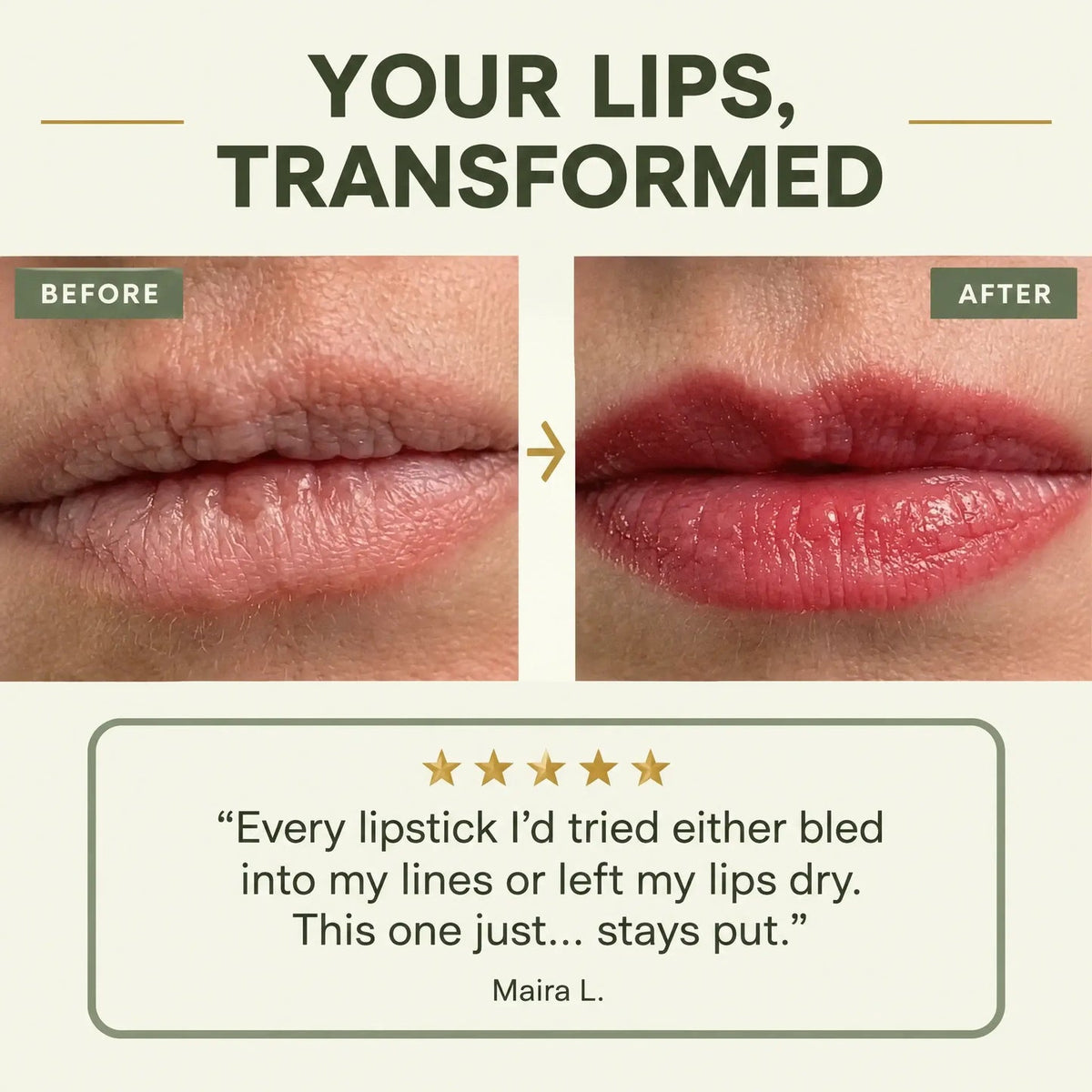 Kivora lipstick for Mature Lips