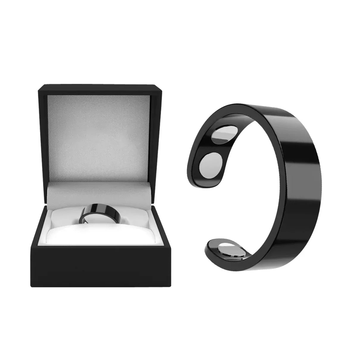 Magnetic Ring - Elegant Stainless Steel Ring - Magnet Rings