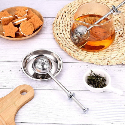 Long-Handle Tea Ball Infuser-BUY MORE SEND MORE