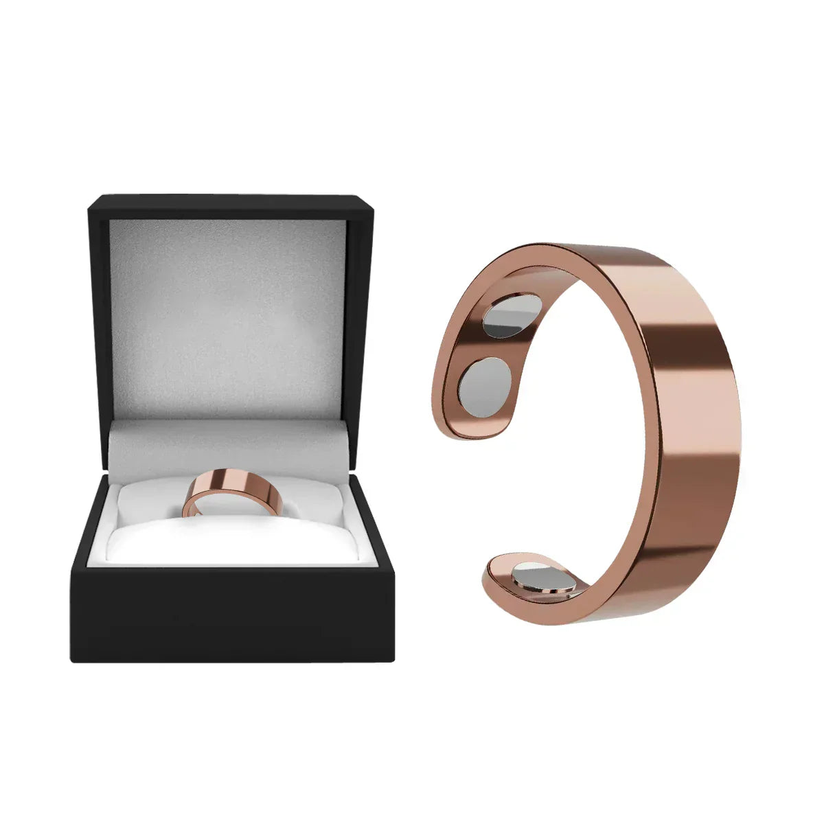 Magnetic Ring - Elegant Stainless Steel Ring - Magnet Rings
