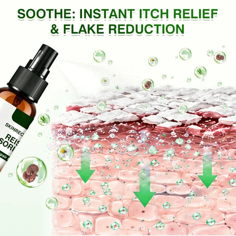 🇺🇸🏆👨‍⚕️✅SkinRecovery Reishi Psoriasis Repair Spray