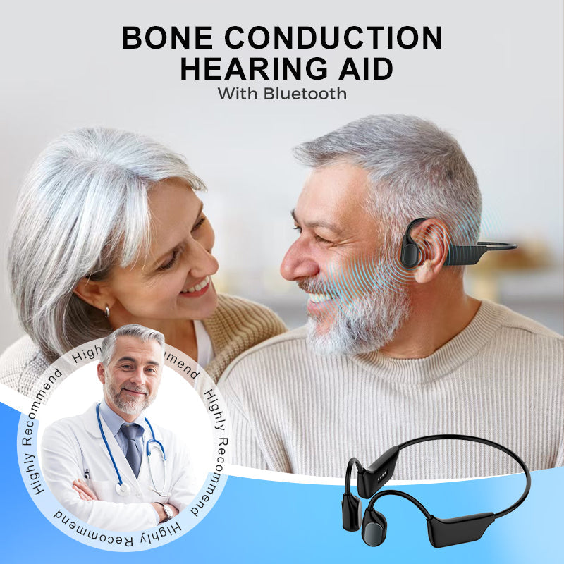 Feel the Joy. Shop the Season 🎄💖 💥 LIMITED TIME OFFER!🔥Bone Conduction Smart Hearing Aid Bluetooth Earphones