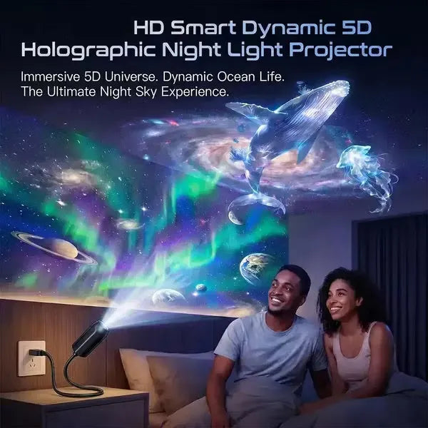 ⏰Last day Promotion 🔥-Night Light Projector - Smart Holographic Star Projector