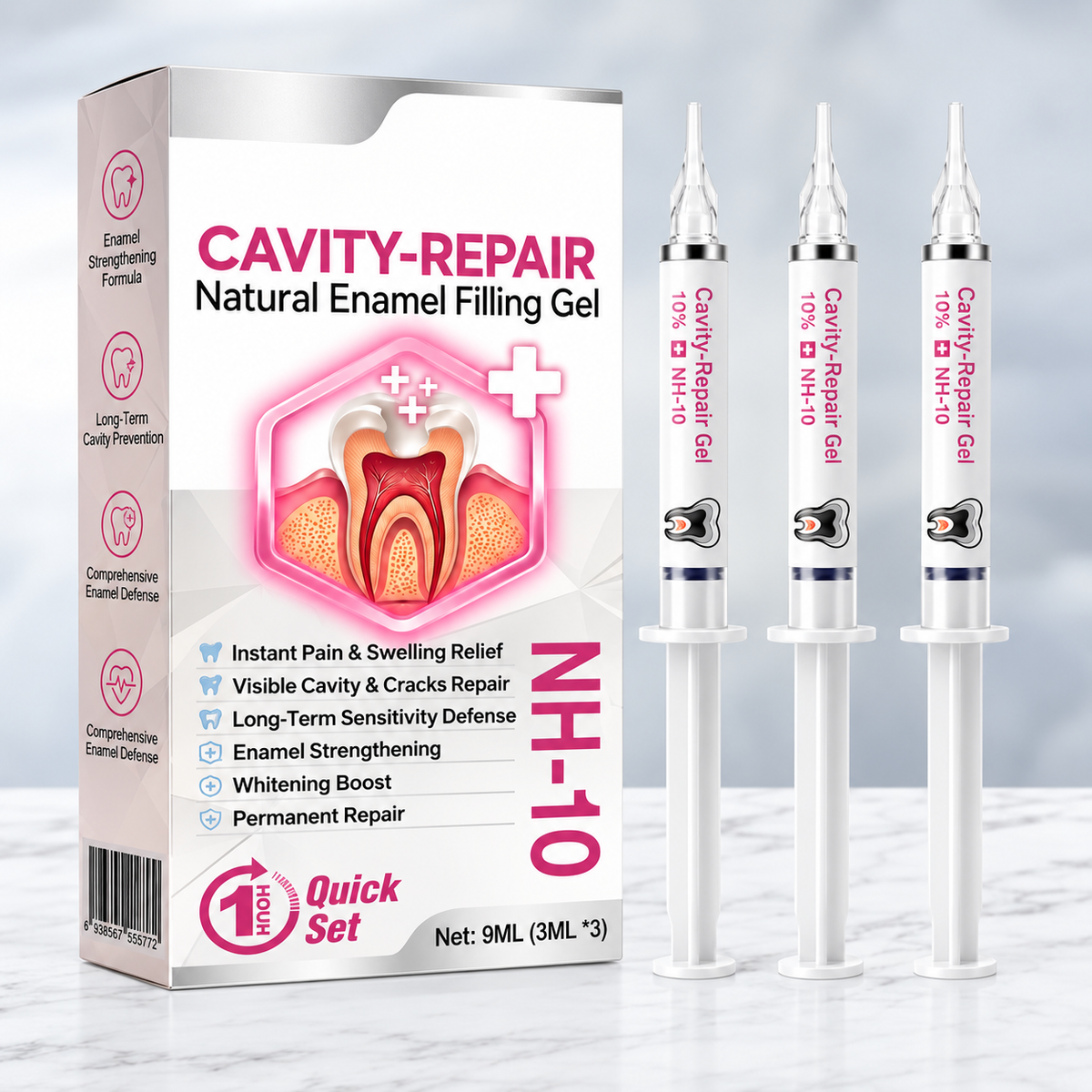 Cavity-Repair Natural Enamel Filling Gel