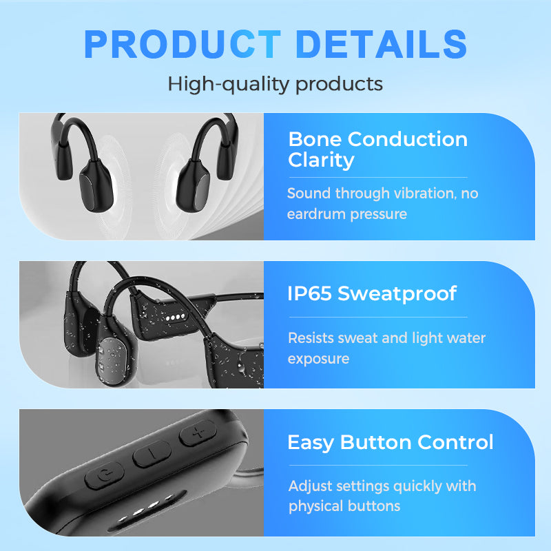 Feel the Joy. Shop the Season 🎄💖 💥 LIMITED TIME OFFER!🔥Bone Conduction Smart Hearing Aid Bluetooth Earphones